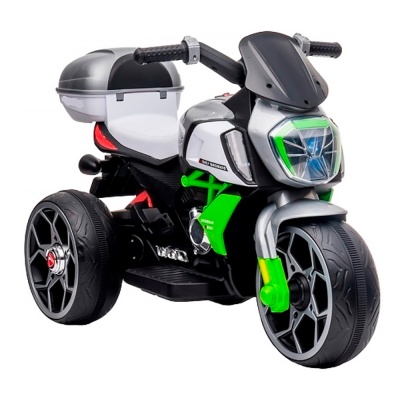 Детский электрический трехколесный мотоцикл FB-6189 green ПП100006380 1